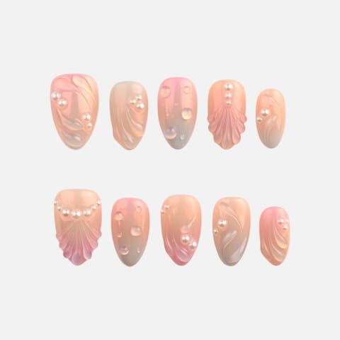 Shell Glow Nail Set