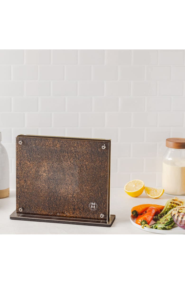 Schmidt Brothers Cutlery Cork Knife Block, Alternate, color, Black