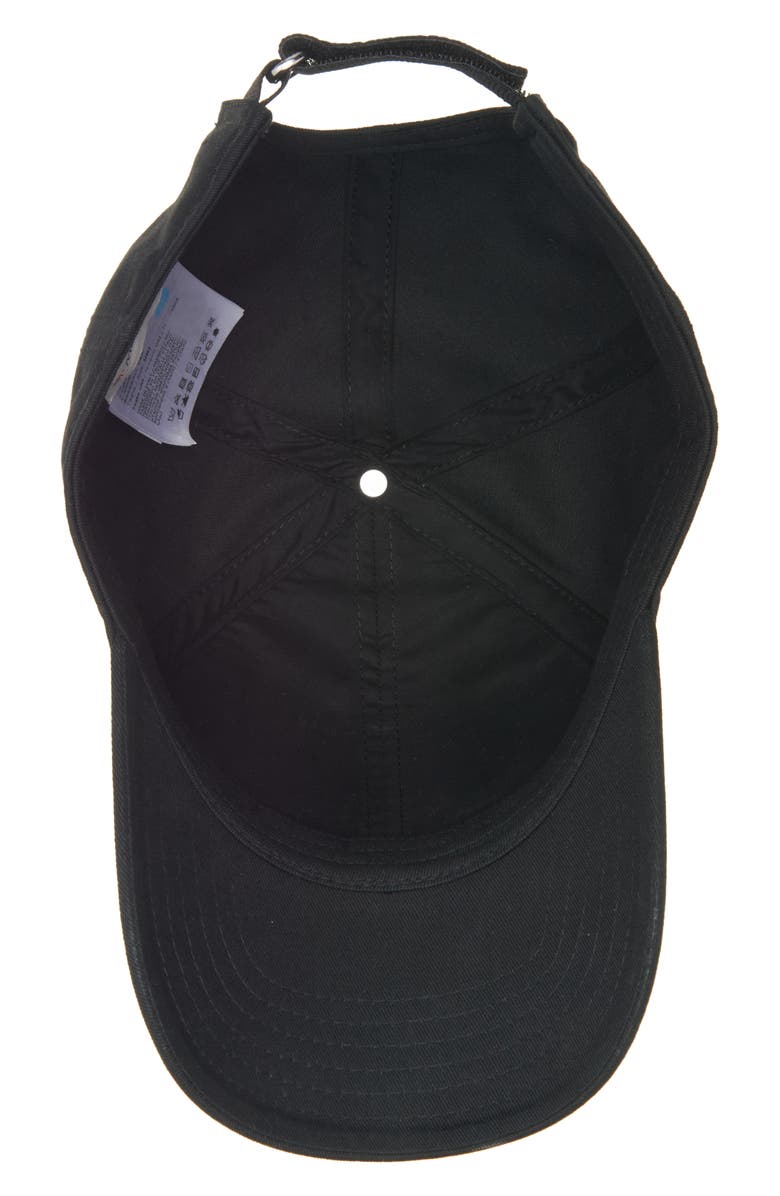 Moncler Logo Patch Adjustable Baseball Cap, Alternate, color, Black