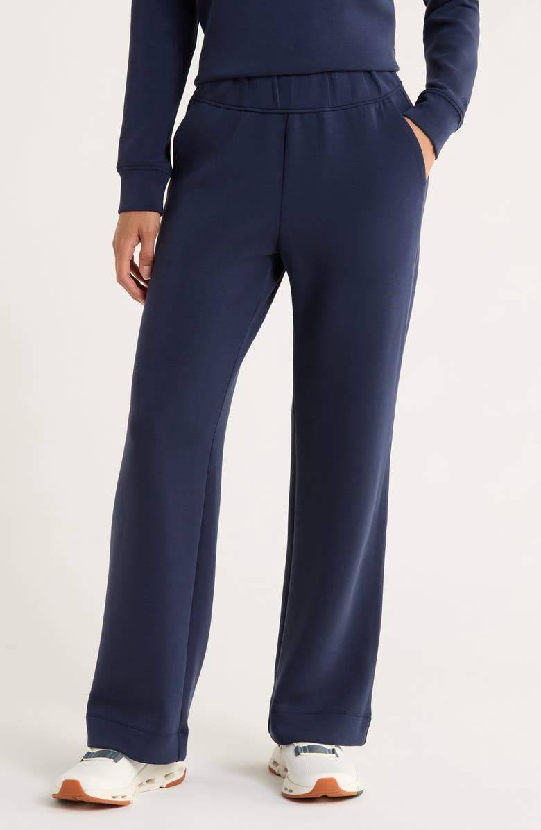 MPG Dreamweave Relaxed Straight Leg Pants, Main, color, Navy Blazer