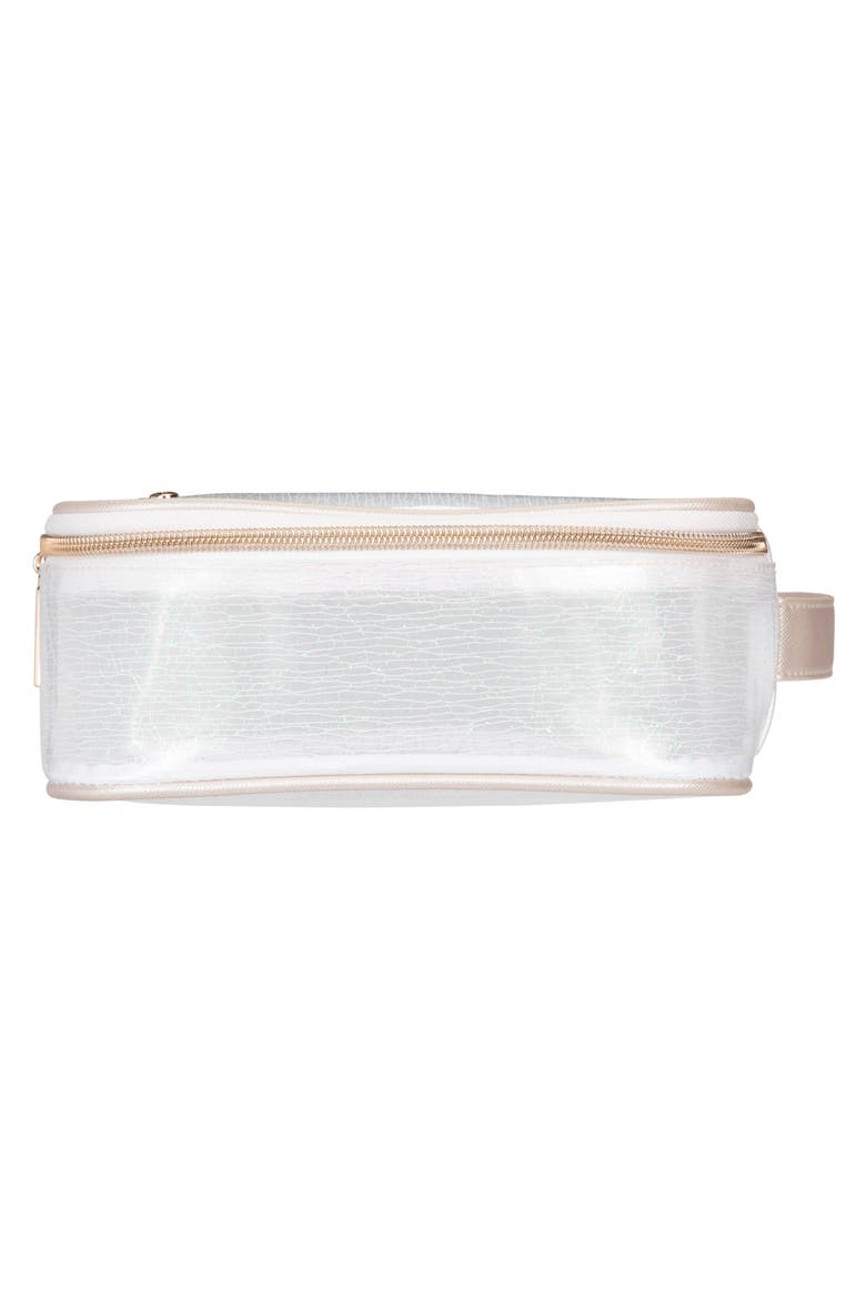 Claire Miami Dragonfly Jumbo Makeup Case, Alternate, color, NO COLOR