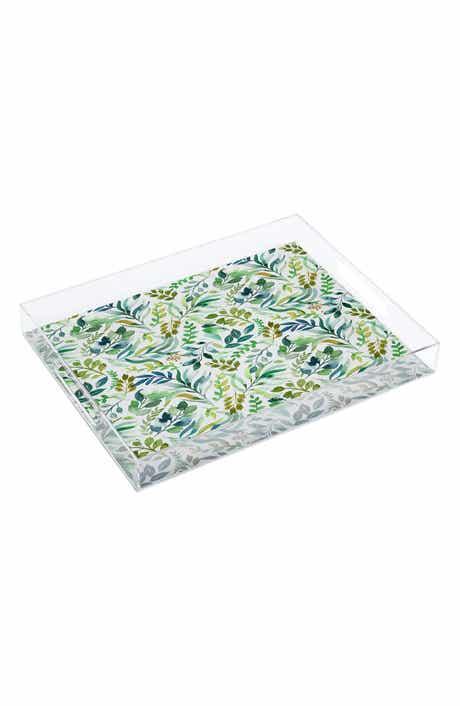 Botanic Retreat Acrylic Serving Tray
