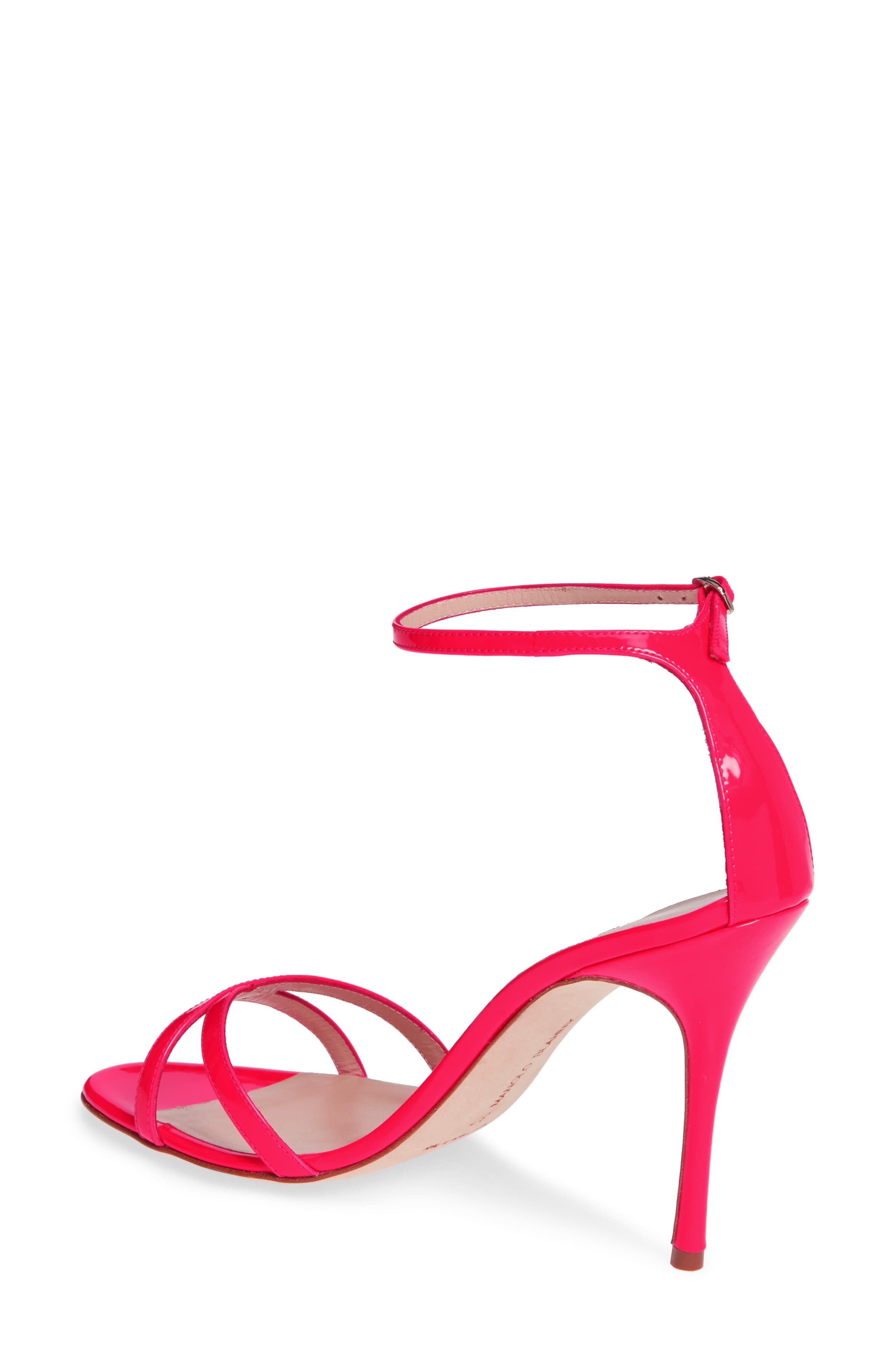 Paloma Neon Ankle Strap Sandal, Alternate, color, PINK FLUO