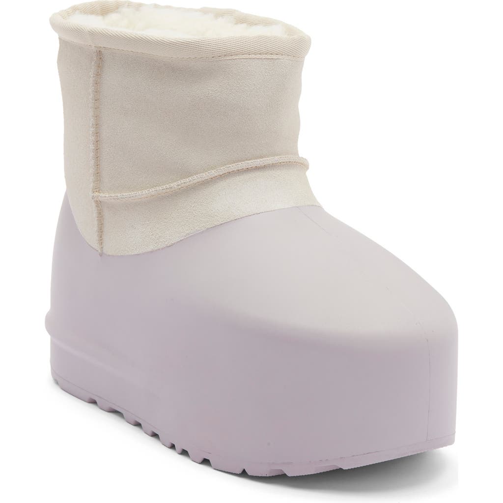 Ugg ® Gender Inclusive Classic Mini Pumped Molded Plush Boot In Purple