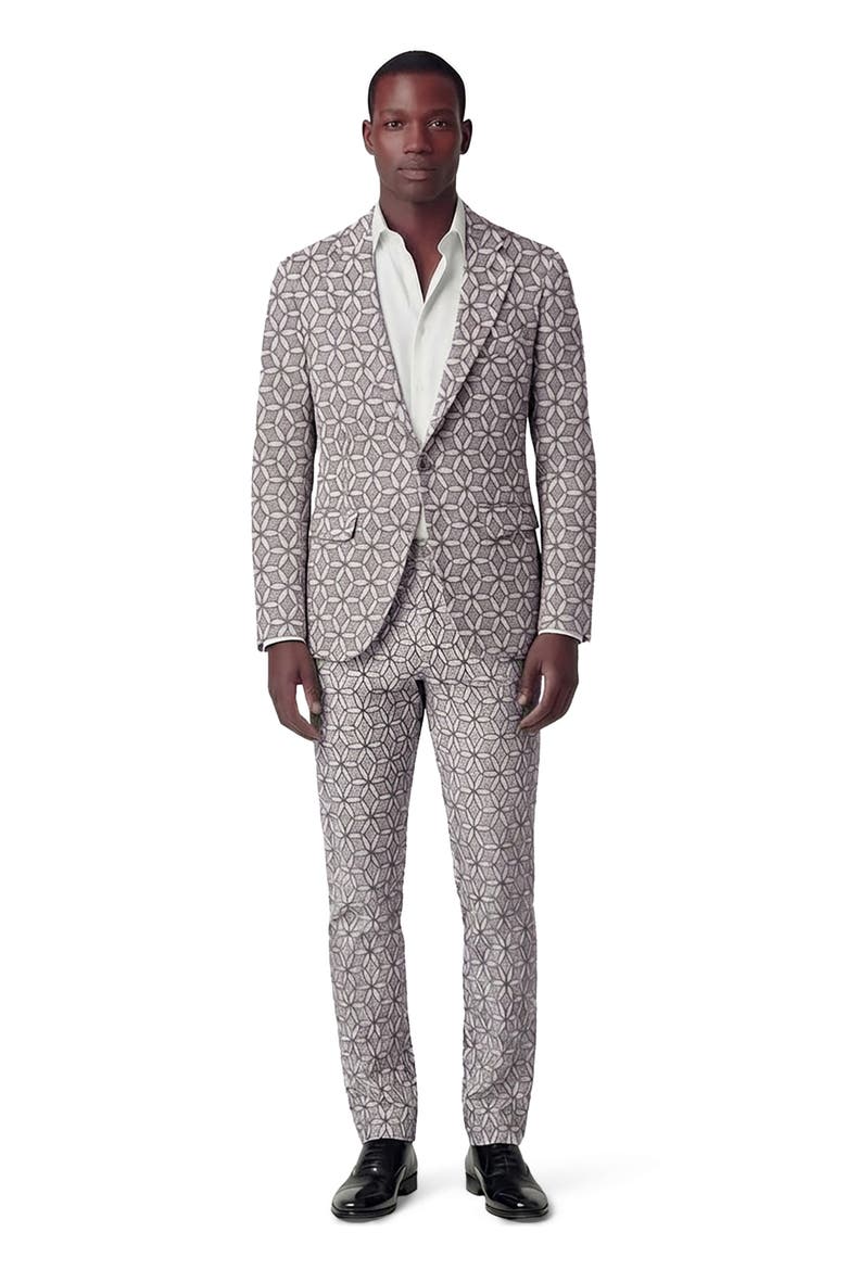 Tribal Mens Tailored Blazer, Main, color, TRIBAL NATURAL