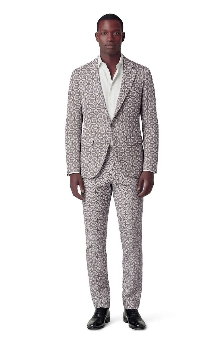 Lords of Harlech Tribal Mens Tailored Blazer, Main, color, Tribal Natural