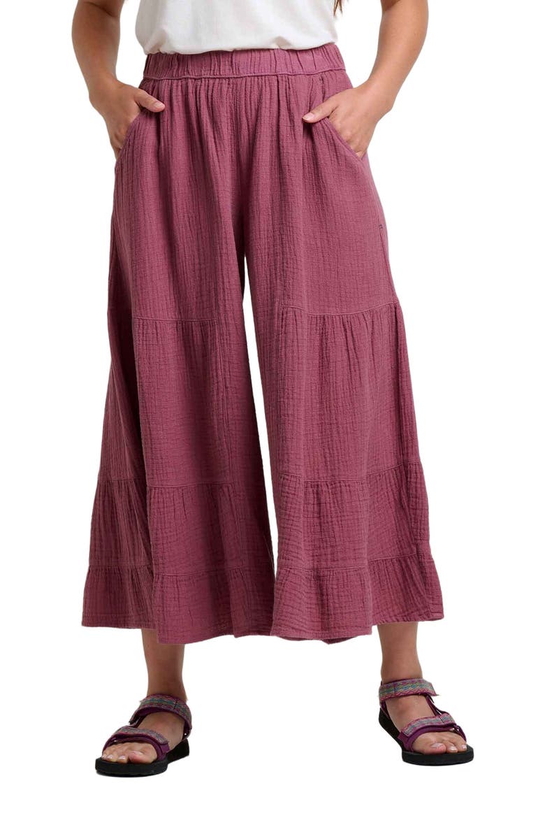 Tate Double Weave Palazzo, Main, color, Wild Ginger