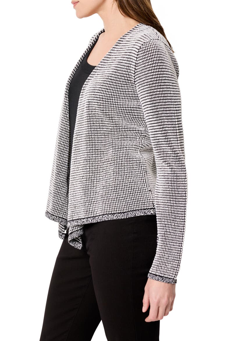 Pixel 4-Way Cotton Blend Convertible Cardigan, Alternate, color, CREAM MULTI