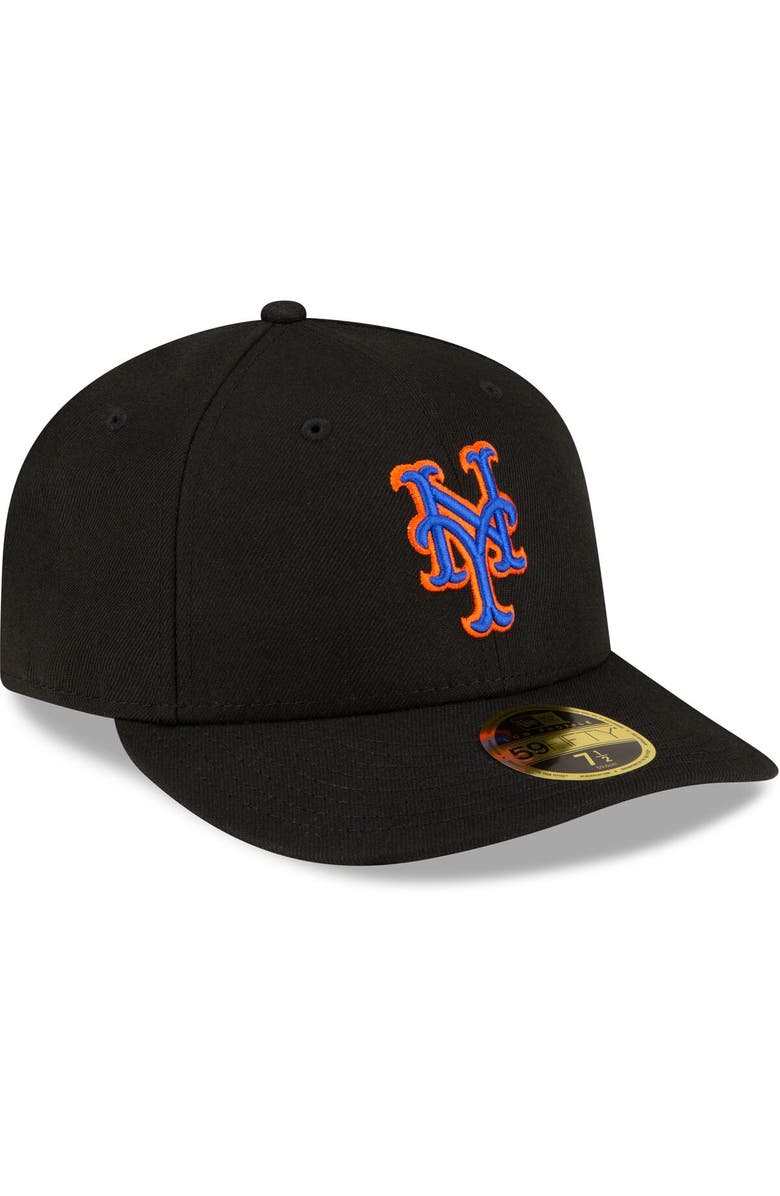 New Era Men's New Era  Black New York Mets Authentic Collection Alternate On-Field Low Profile 59FIFTY Fitted Hat, Alternate, color, 
