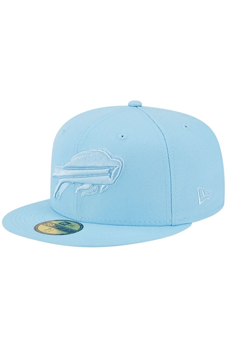 New Era Men's New Era Light Blue Buffalo Bills Color Pack Brights 59FIFTY Fitted Hat, Alternate, color,