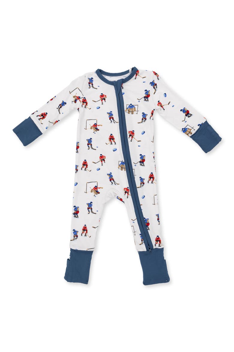 Hockey Players Convertible Romper, Main, color, GRAY