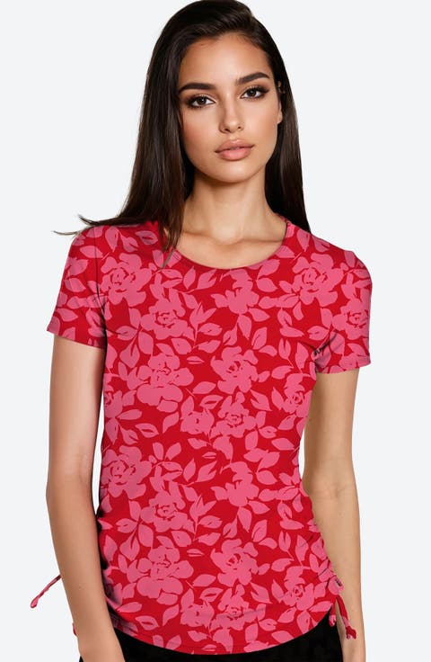 Short Sleeve Adele Swim Top