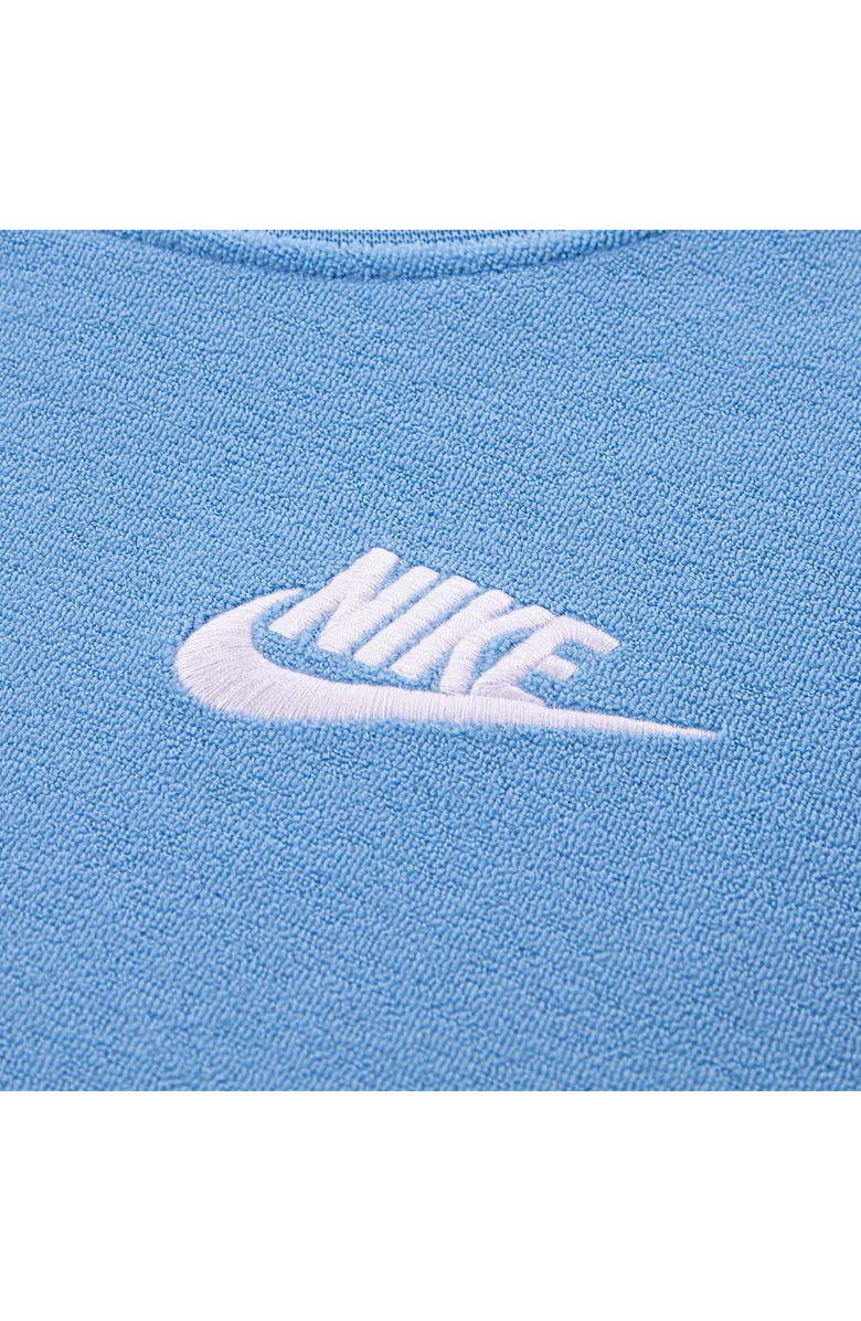 Nike Kids' Towel Terry T-Shirt & Shorts Set, Alternate, color, Blue Beyond