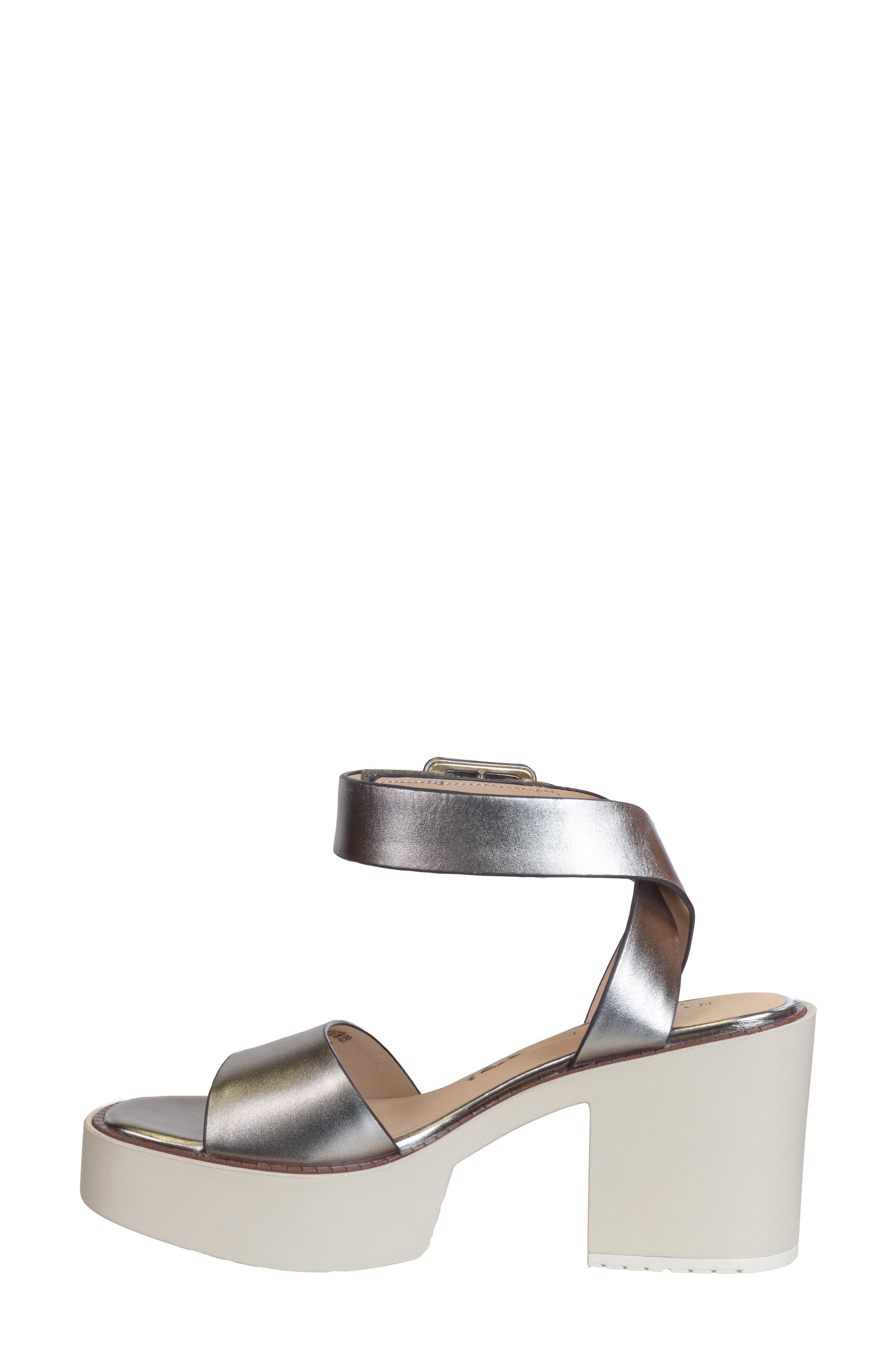 Naked Feet Iconoclast Ankle Strap Platform Sandal, Alternate, color, 