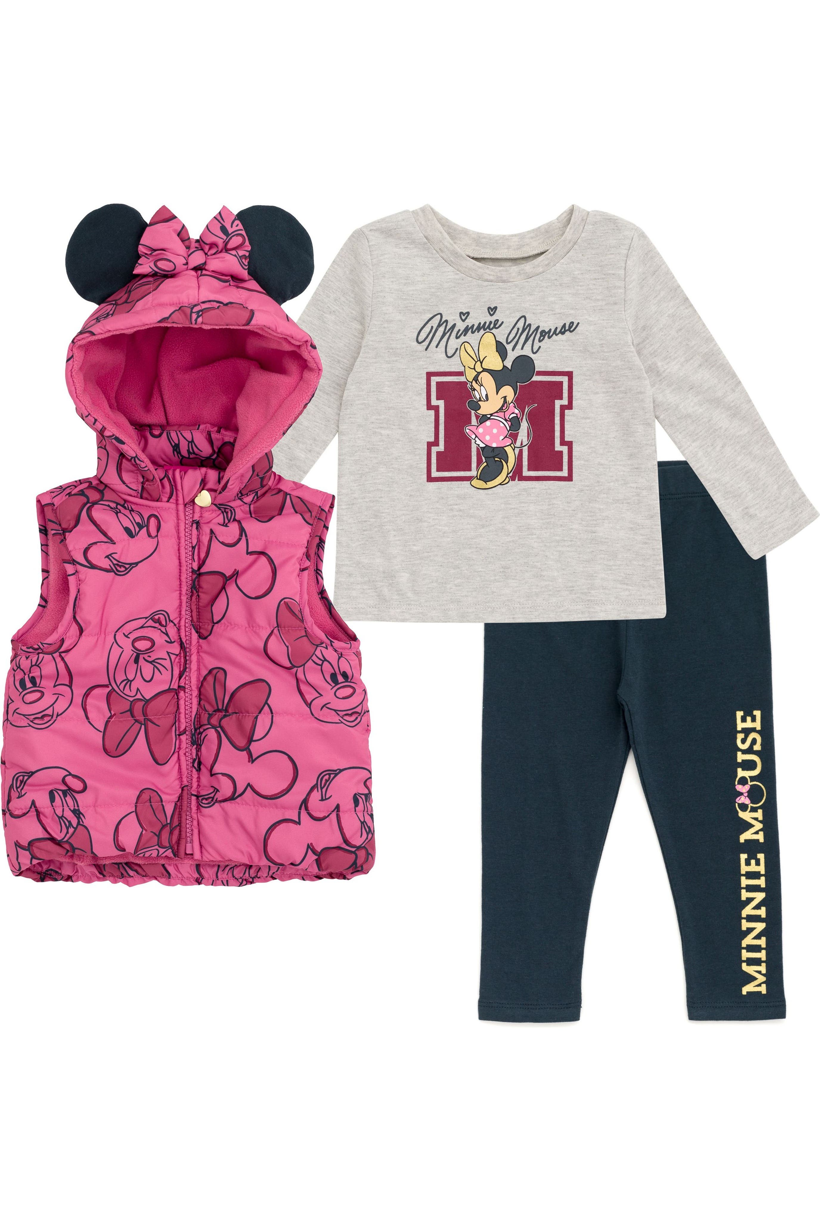 selected Pink Grey Minnie