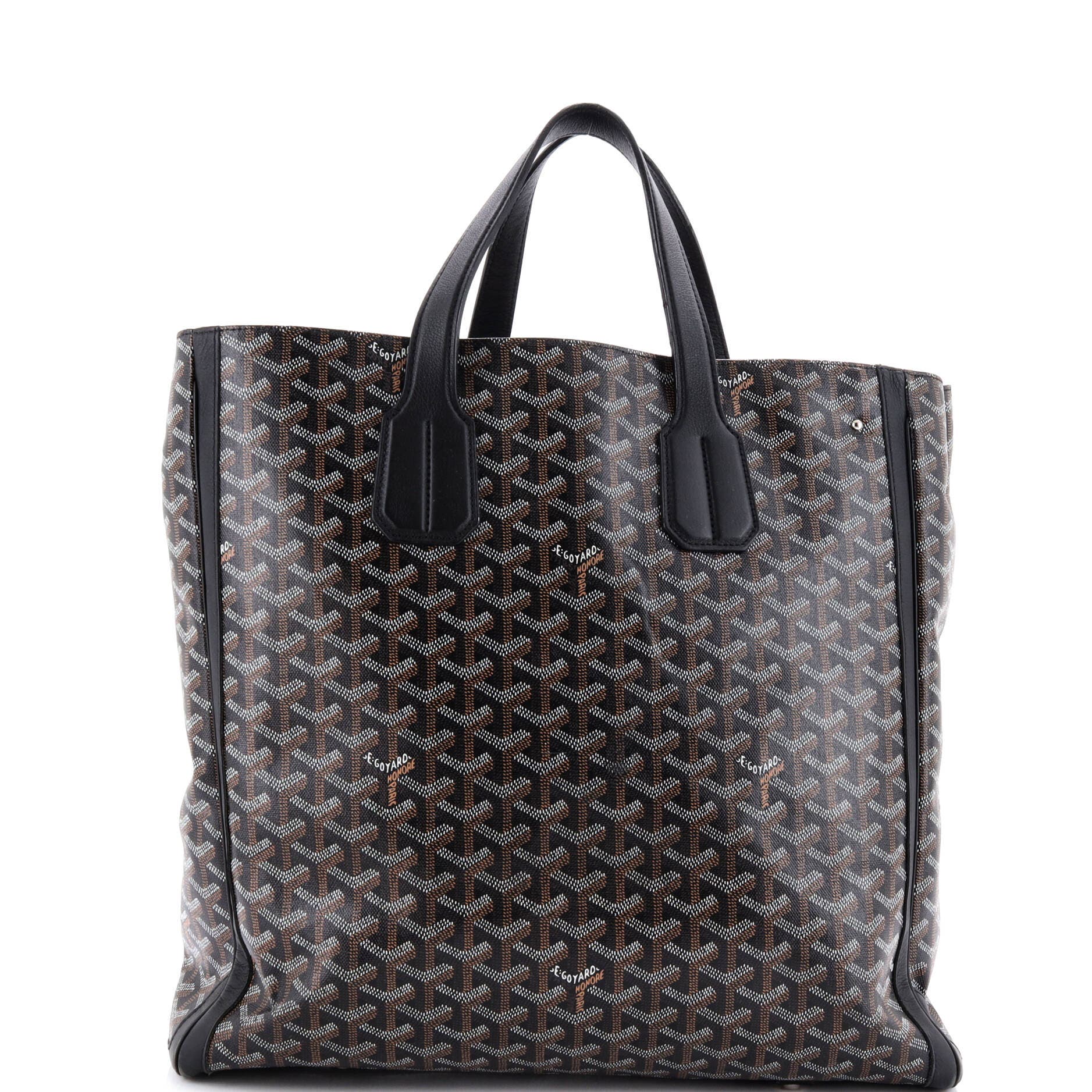 Pre-Owned Goyard Voltaire Convertible Tote Coated Canvas, Alternate, color, 