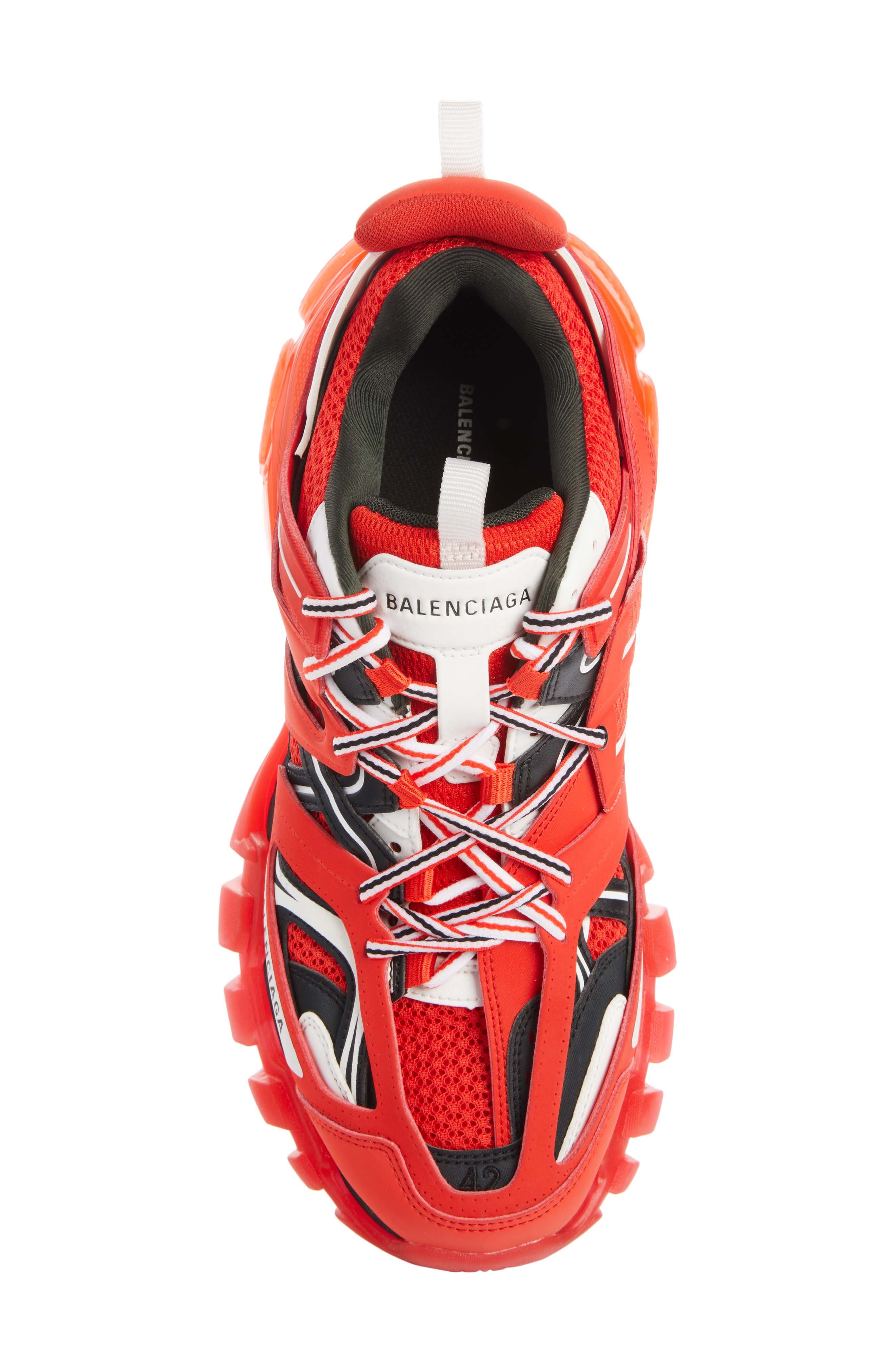 Balenciaga Track Clear Sole Sneaker, Alternate, color, 
