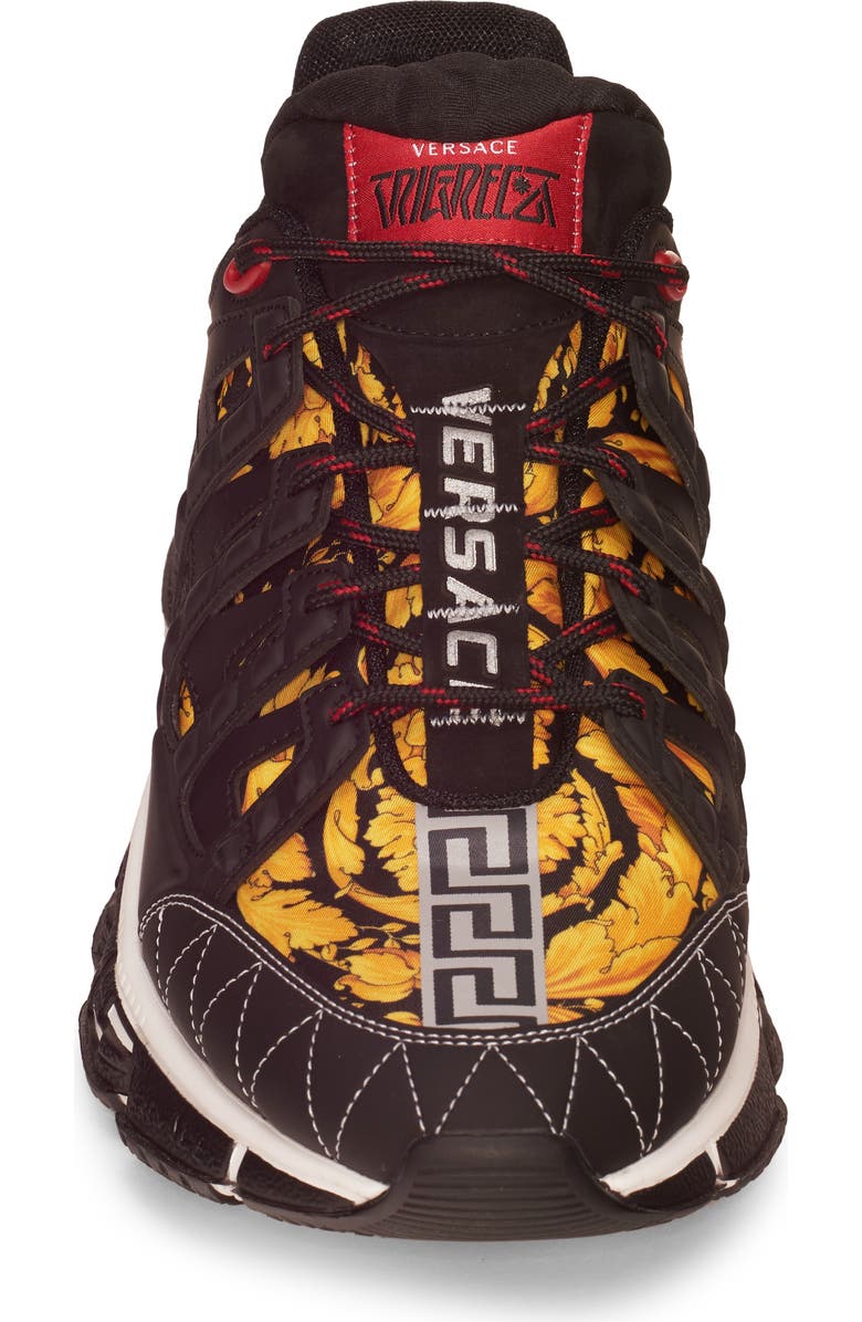 Versace Trigreca Barocco Low Top Sneaker, Alternate, color,