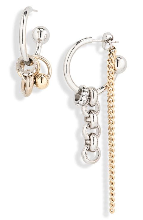 Celina Asymmetrical Hoop Earrings