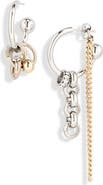 Justine Clenquet Celina Asymmetrical Hoop Earrings