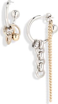 Justine Clenquet Celina Asymmetrical Hoop Earrings