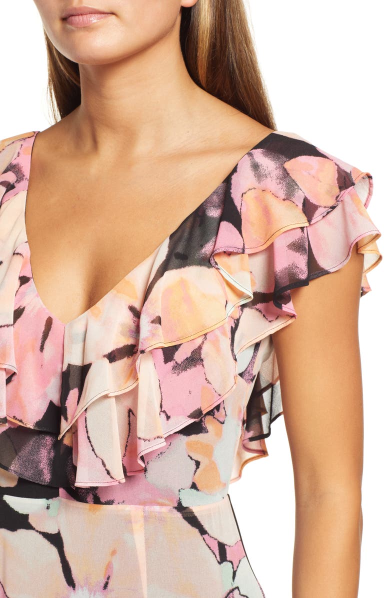 WAYF Chelsea Tiered Ruffle Maxi Dress, Alternate, color,