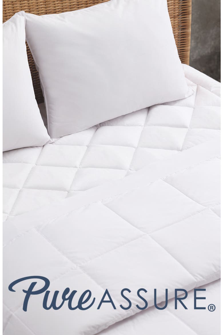 PureAssure Allergen Barrier Blanket, Alternate, color, WHITE