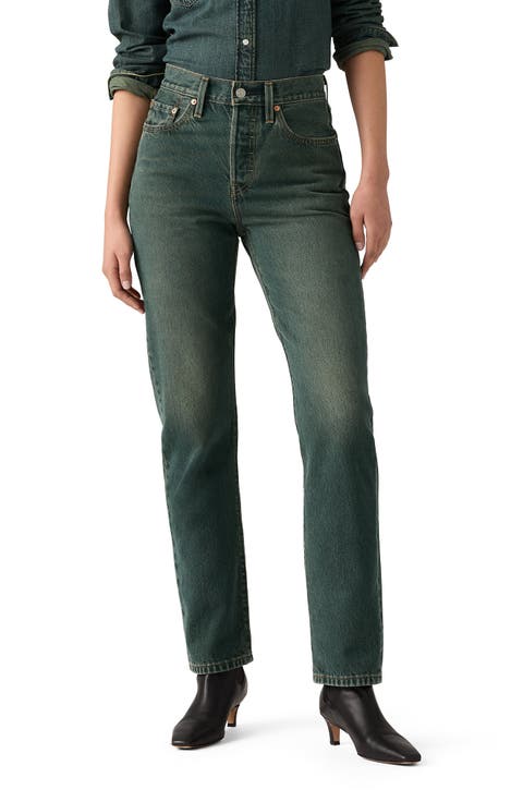 501® High Waist Straight Leg Jeans (Verdant Ventures)
