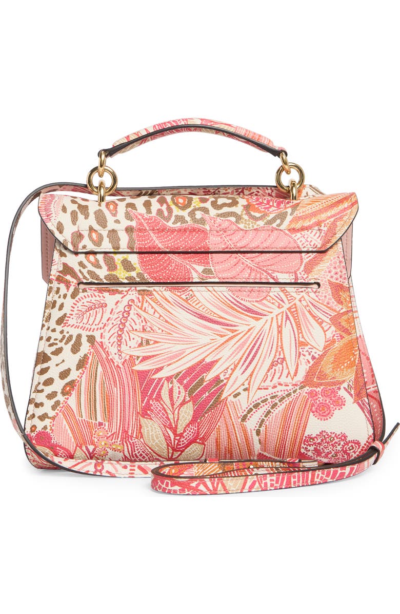 FERRAGAMO Margot Gancio Leather Handbag, Alternate, color, Pink Multi