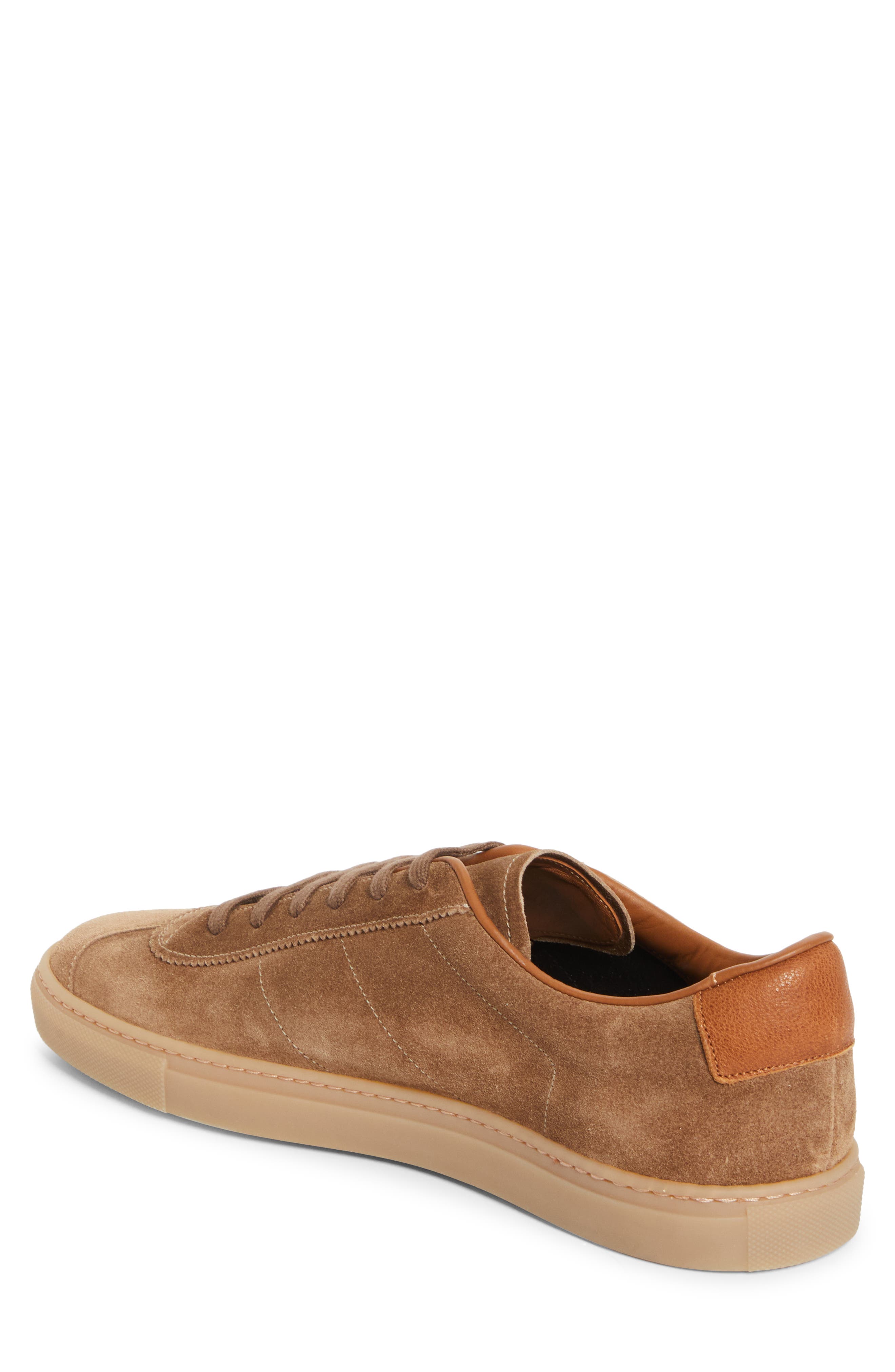 Common Projects Field Suede Trainer Sneaker, Alternate, color, Tobacco