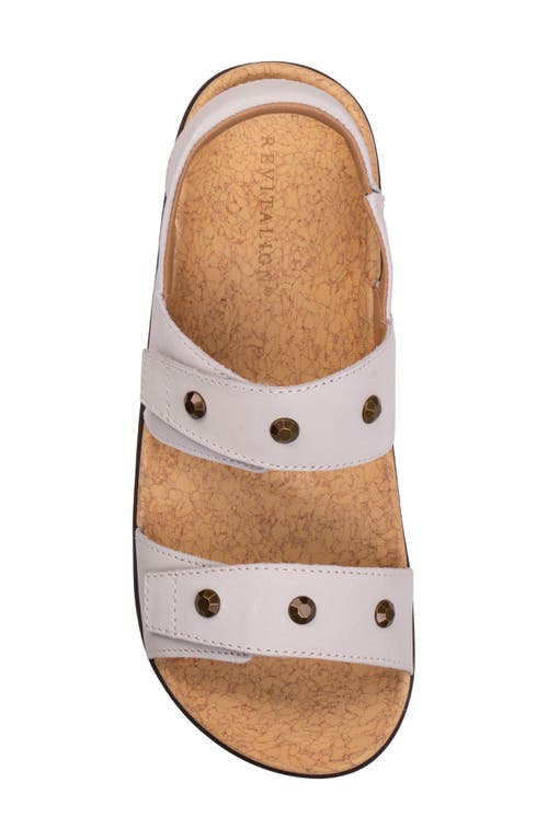Revitalign Terra Slingback Sandal In Warm White