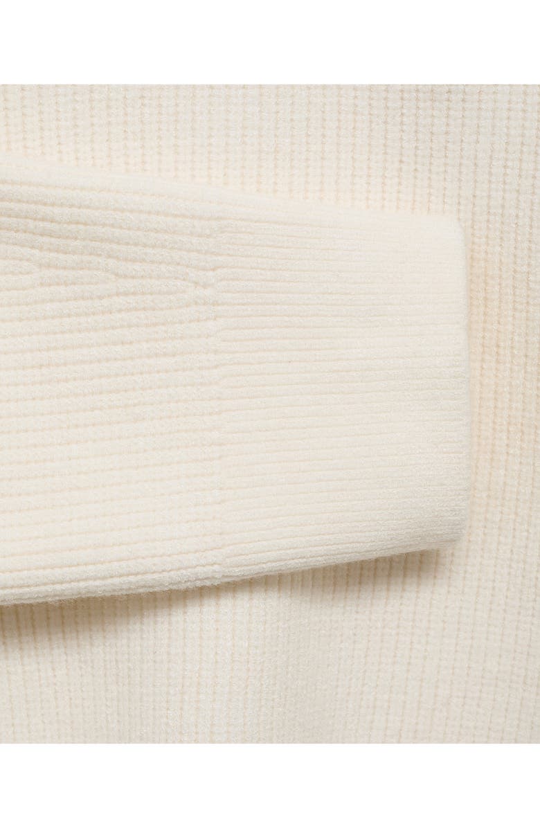 MANGO Half Zip Sweater, Alternate, color, Light/ Pastel Grey