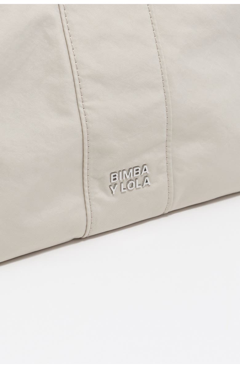 Bimba y Lola Medium Nylon Trapezium Make-Up Case, Alternate, color, Stonewhite