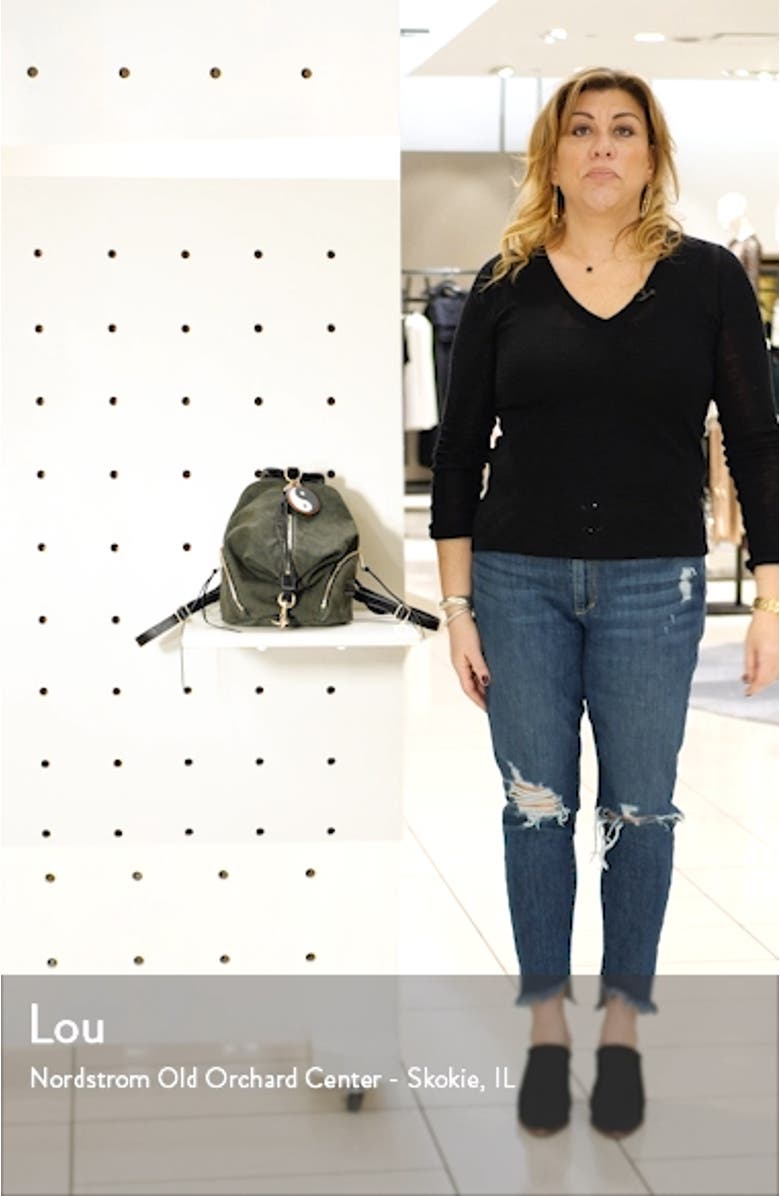 Julian Washed Canvas Backpack, sales video thumbnail