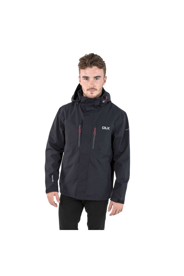 Oswalt Dlx Waterproof Jacket, Alternate, color, Black