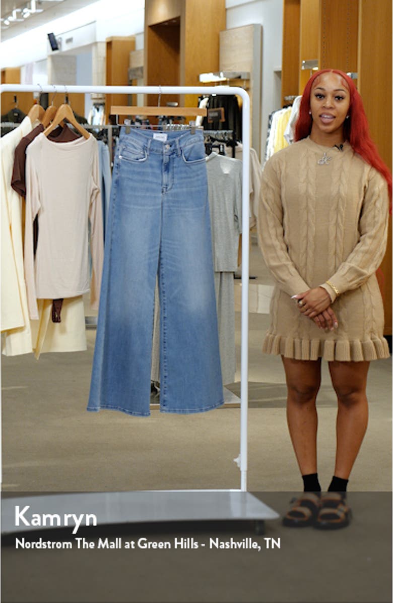 Le Palazzo Crop Wide Leg Jeans, sales video thumbnail