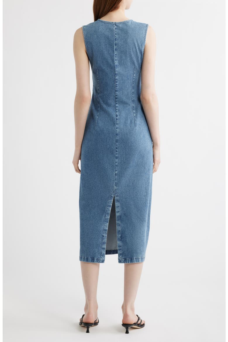 Jasmine Denim Midi Tank Dress, Alternate, color, WAVERLY