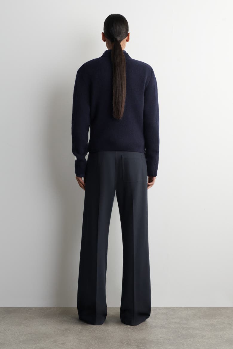 Milano Straight-Leg Pants, Alternate, color, NAVY