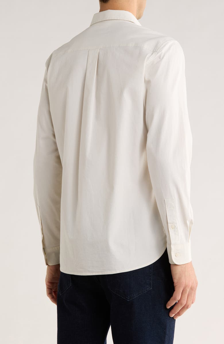 Nordstrom Solid Oxford Button-Up Shirt, Alternate, color, Grey Jet - White Eoe