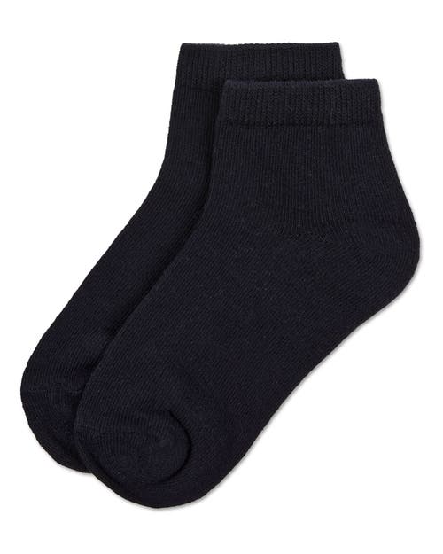 Memoi Unisex Cotton Blend Mid-cut Socks 3-pack In Blue