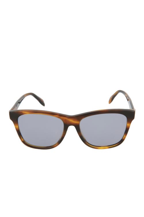 Alexander Mcqueen Mcqueen 54mm Square Sunglasses In Yellow Yellow Blue