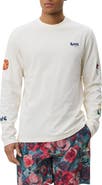 Les Deux Café Long Sleeve Cotton Graphic T-Shirt