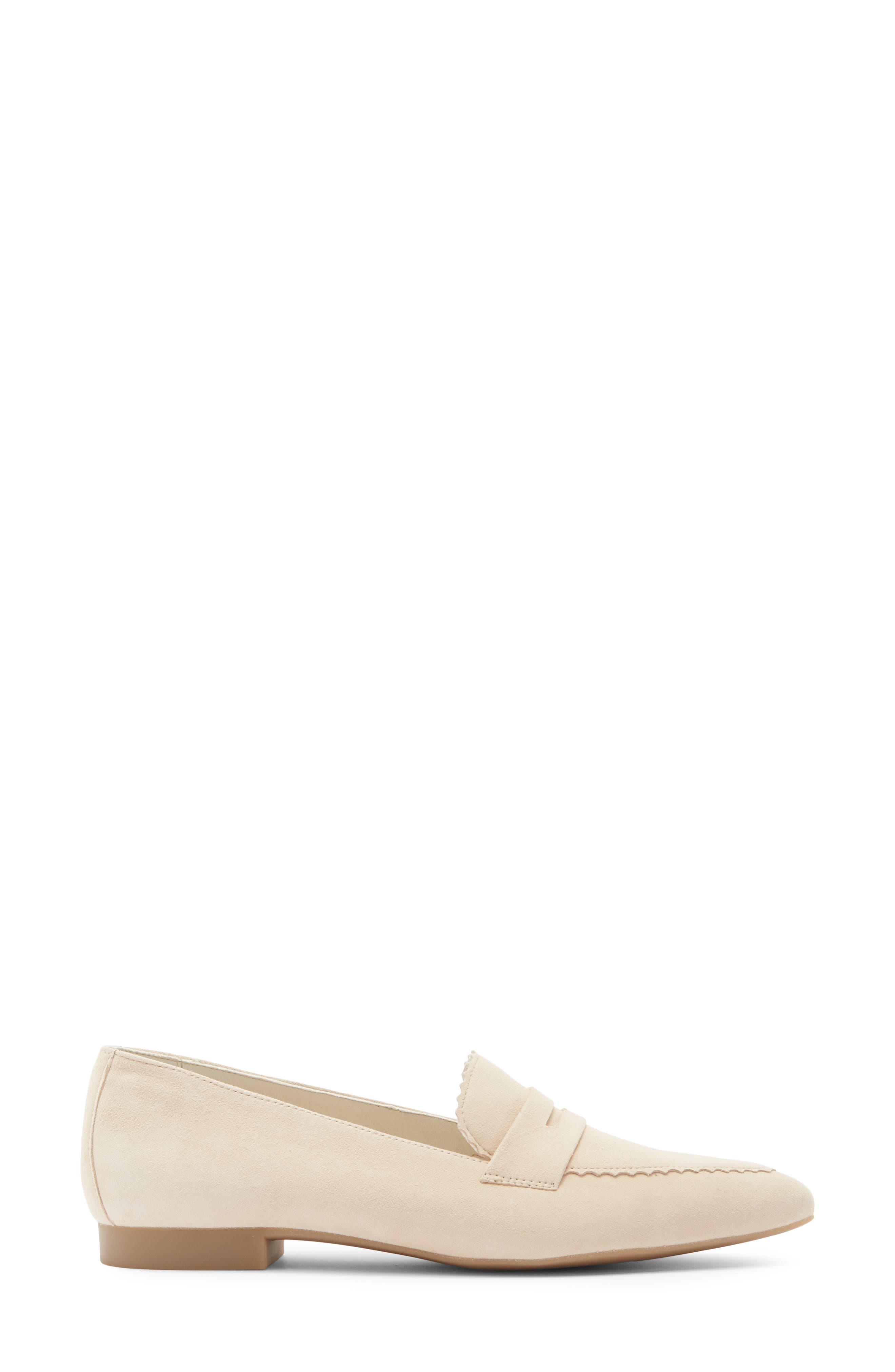 Paul Green Penny Loafer, Alternate, color, Biscuit Suede