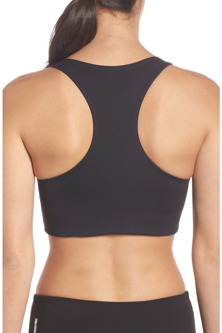 Cropped Paloma Sports Bra, Alternate, color, BLACK
