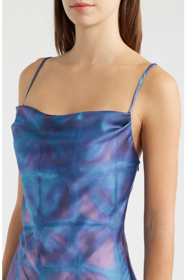 Bronte Cowl Neck Maxi Dress, Alternate, color, BLUE MULTI