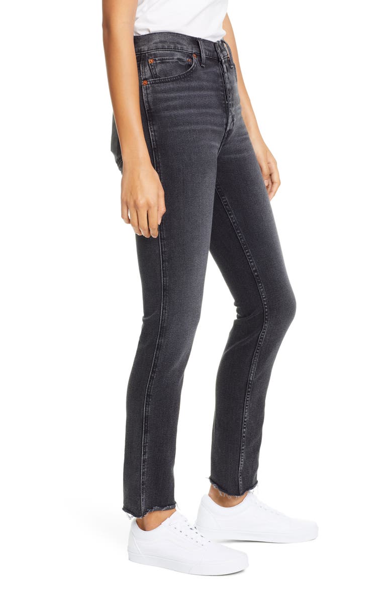 Re/Done Originals '80s Slim Straight Leg Jeans, Alternate, color, 