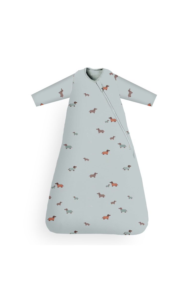 gunamuna Long Sleeve Swaddle Sleep Bag, 1.0 TOG - Baby, Main, color, Woof