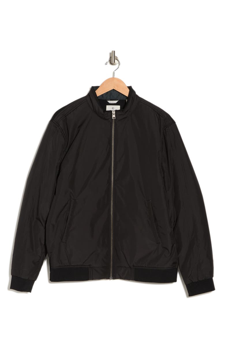 CONSTRUCT Hybrid Bomber Jacket, Alternate, color, Black