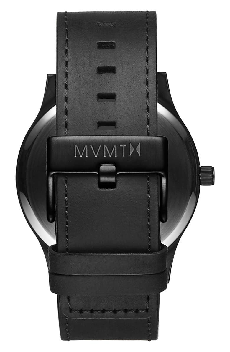 MVMT WATCHES MVMT Classic Leather Strap Watch, 45mm, Alternate, color,
