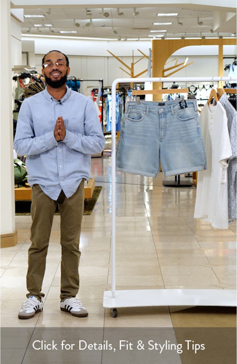 Everyday Cuffed Denim Shorts, sales video thumbnail